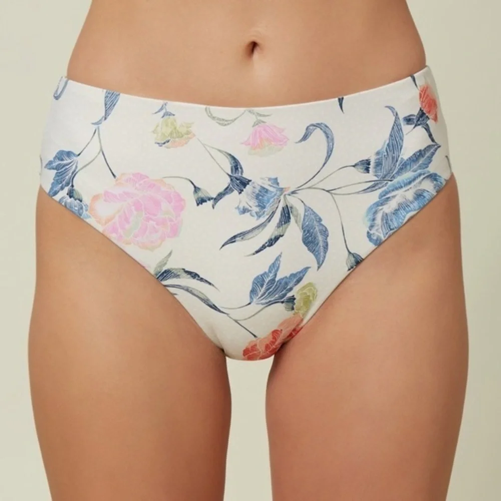 NWT O’Neill Floral Highwaist Swim Bottom